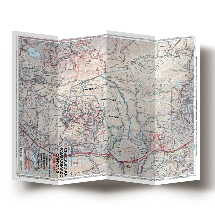 Impresión personalizada al aire libre, mapa de papel de piedra impermeable