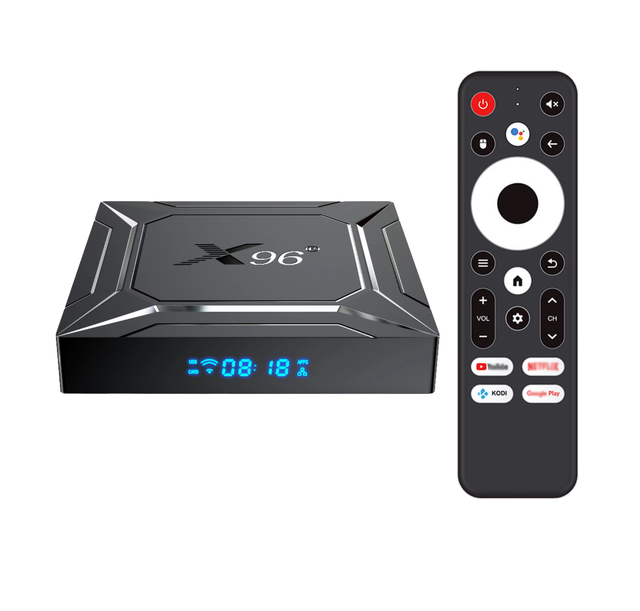 X96 M200 Android 14 OS Amlogic S905w-M Chipset 1000M Ethernet Port 8K Full HDR 10 Android TV Box Set-Top Box