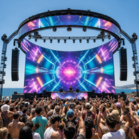 Pantalla LED para Escenarios Exteriores P2.9, Precio de Fábrica, 7680Hz, Aluminio Fundido a Presión, para Conciertos, Alquiler, Video Wall, Fondo de Escenario