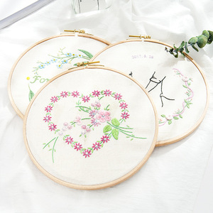 Handmade Flower Pattern thêu DIY Kit Chất liệu vải gói người mới bắt đầu để làm cho <span class=keywords><strong>Cross</strong></span> <span class=keywords><strong>Stitch</strong></span> - Product Image 2