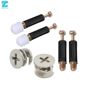 Nuevo Producto: Conectores de Herrajes para Muebles de Cocina Tradicionales 3 en 1, Accesorios para Muebles con Cam y Espiga, Listos para Exportar - Product Image 2