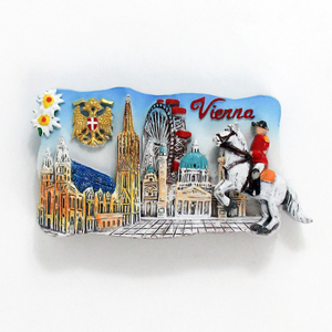 Imán de nevera personalizado, logotipo de resina 3D, recuerdo de viaje, imán de nevera, imán de sublimación, pegatinas magnéticas para nevera - Product Image 2