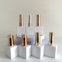 Flacon vide en verre pour vernis à ongles 10ml 12ml 15ml 20ml, blanc, rose, noir, avec bouchon et pinceau, sérigraphié, échantillon gratuit
