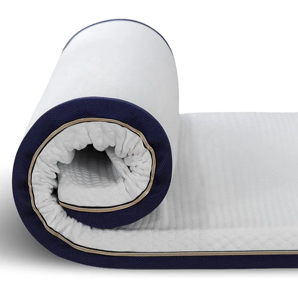 3 Inch Gel-Infused Memory Foam Bed Mattress Topper High Density Cooling Pad Memory Foam Queen Mattress Topper