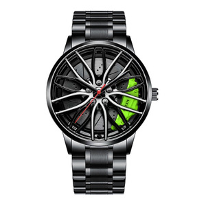 Orologio a rotelle sportivo impermeabile classico orologio di lusso da uomo reloj mujer con ruota personalizzata orologio al quarzo cavo - Product Image 4