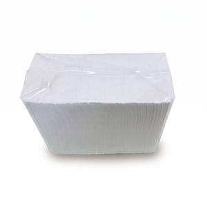 Serviettes en papier blanches 2 plis 4 volets, jetables, en vrac, en sachet, pour la restauration, les événements et la maison - Product Image 1