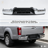 Kit de conversion de carrosserie pour pick-up, pare-chocs arrière OEM, décoration chromée ABS, marchepied de pare-chocs arrière pour Dmax D-max 2012-2019