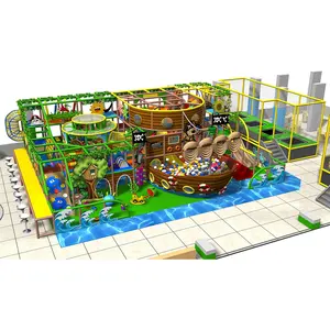 游乐园 pirateship 主题儿童运动室内游乐场设备项目小软玩