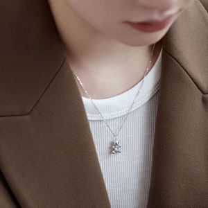 Dylam <b>Cute</b> Fine Fashion Jewelry 18K Gold Plated 925 Sterling Silver 5A Cubic Zirconia <b>Bear</b> Pendant Necklace - Product Image 2