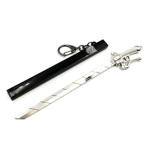 Llavero <span class=keywords><strong>de</strong></span> 17 cm con diseño <span class=keywords><strong>de</strong></span> espada Katana del Cuerpo <span class=keywords><strong>de</strong></span> Exploración <span class=keywords><strong>de</strong></span> <span class=keywords><strong>Ataque</strong></span> a <span class=keywords><strong>los</strong></span> <span class=keywords><strong>Titanes</strong></span>, alas <span class=keywords><strong>de</strong></span> la libertad, Eren Jaeger, juguete <span class=keywords><strong>de</strong></span> metal, regalo al por mayor - Product Image 5