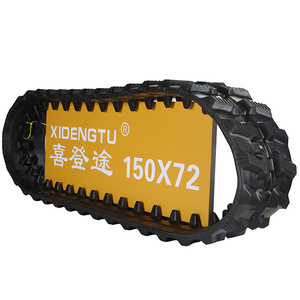 Китайский завод 150x72 180x72 200x72 230x72 230x48 резиновая гусеница для гусеничного экскаватора ходовой системы - Product Image 1