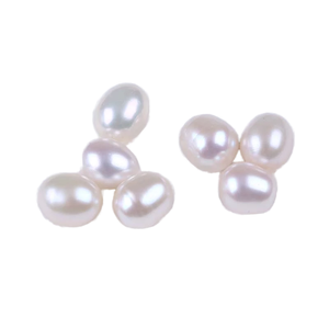 Aaa Lớp 6-7Mm Gạo Trắng Nửa Khoan Ngọc Trai Nước Ngọt Hạt Lỏng Ngọc Trai Loại Cho Đồ Trang Sức Làm Tùy Chỉnh Lỗ Phong Cách Thời Trang - Product Image 1