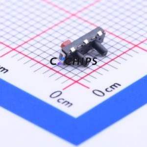 K3-1288S Slide Switch SMD Switch Single Pole Double Throw Rectangle Pin Header J-Lead 6.5mm - Product Image 2