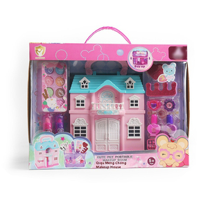 Maleta portátil de varios tamaños para niña, Kit de cosméticos lavable de princesa, caja de <span class=keywords><strong>maquillaje</strong></span> para bebé, juguete para niños, <span class=keywords><strong>maquillaje</strong></span> para niñas - Product Image 6