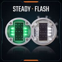 Marqueur routier solaire LED double face en aluminium IP68 à longue autonomie pour usage extérieur, destiné aux grossistes en signalisation routière
