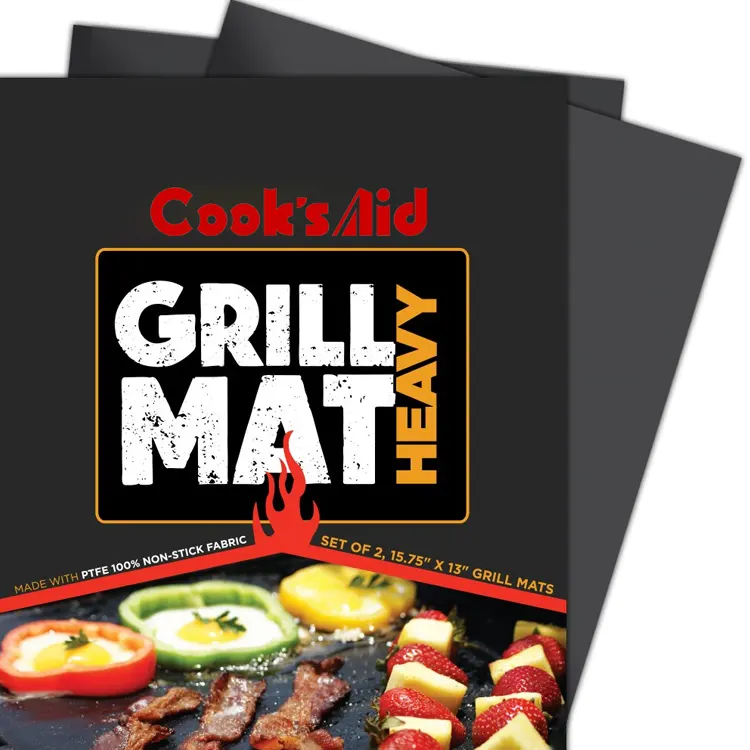 Hot Selling BBQ Grill Mats Wieder verwendbar Leicht zu reinigen und spülmaschinen fest BBQ Grill Zubehör Elektro grill Gas Holzkohle