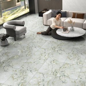 Glamour Grey 24x24inch Glossy Porcelain Tiles Premium Interior Flooring For Hall Office Buildings - Product Image 3