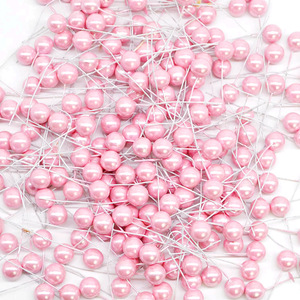 Guirnaldas de perlas artificiales para decoración, caja de tartas de Navidad y boda, 50 unidades - Product Image 2