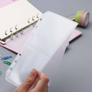A6-Binder-Taschen, Klare, Milchige, Doppelseitige PVC-Bargeldumschläge, Loseblatt-Hüllen, Kunststoff-Geldumschläge für das Budgetieren, für Karten und Rechnungen - Product Image 5