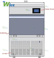 Machine à glaçons automatique professionnelle pour grands cubes de glace 40KG WICE Ice