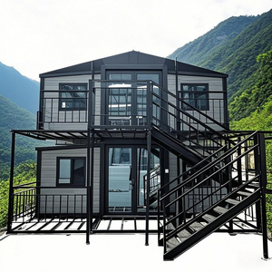 บ้านสำเร็จรูปหรูหราขนาด 20-40 ฟุต บ้านอัจฉริยะแบบคอนเทนเนอร์พร้อมฉนวนกันความร้อน ดีไซน์แบบขยายได้ - Product Image 1