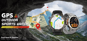 2025 en çok satan DM56 AMOLED ekran GPS spor Smartwatch Unisex moda 5ATM 500mAh BT çağrı özellikleri IOS silika jel - Product Image 2