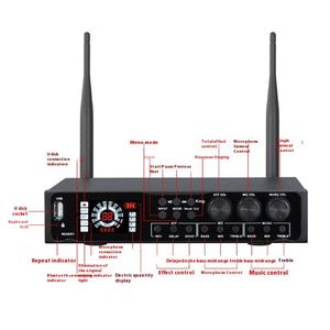 Microphone sans fil BHA N223+096 double canal avec Bluetooth <span class=keywords><strong>et</strong></span> port fibre optique, prix de gros usine 12 ans, OEM CE FCC - Product Image 4