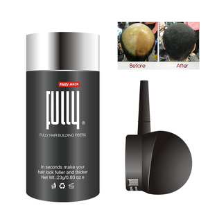 Label privé Cheveux d'apparence plus complète 18 nuances pour hommes et femmes Meilleures fibres capillaires à la kératine végétalienne à base de plantes - Product Image 1