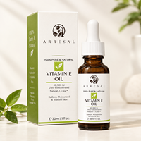 Huile de soin Arresal personnalisée avec logo, huile de vitamine E pure et naturelle, hydratant réparateur pour peaux sèches, huile de vitamine E pour le visage et le corps
