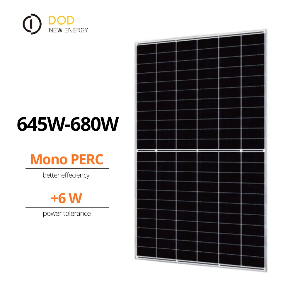 650w 660w 675w 680w 고품질 접속점 상자 산업 태양 전지판 배열 체계는 지붕 도와에 설치합니다