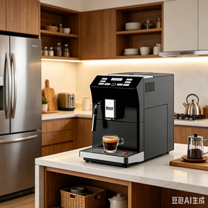 Cafetera Inteligente para el Hogar, Cafetera Espresso Totalmente Automática con Varilla para Uso Familiar - Product Image 1