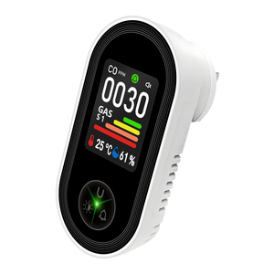 Alarma inteligente de CO y Gas Combustible enchufable con Monitor de temperatura y humedad Sensor electroquímico Alarma de sonido Enchufe reemplazable - Product Image 3