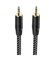 Cable de Audio Estéreo de 3.5mm Compatible con MP3, Teléfonos Móviles, Computadoras, Altavoces