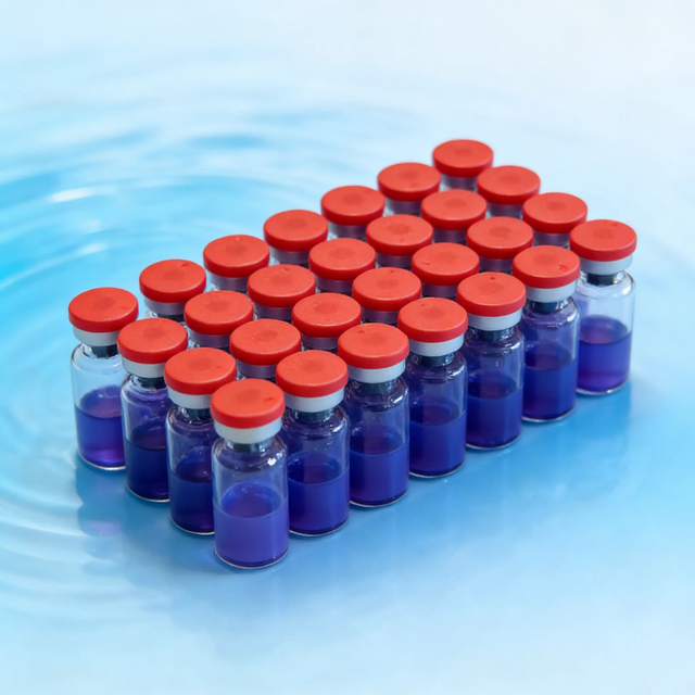 99% Cosmetic Grade Blue Copper Peptide Powder GHK/AHK CU Raw Material For Skin Care Products