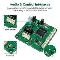 Carte de développement audio pour interphone IP SIP2101T, module de traitement vocal du protocole SIP pour diffusion publique industrielle