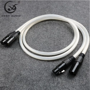 XLR-Kabel leitung 1m 2m 3m 4m 5m XSSH Audio HiFi 11-adrig 8mm OCC OFC versilbertes Abschirm kabel Stecker XLR zu Buchse XLR-Audio kabel - Product Image 6