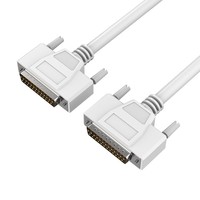 Câble d'imprimante DB25 mâle-mâle 4,5 pieds, câble parallèle IEEE 1284 pour ordinateur, imprimante, scanner, nickelé