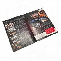 Impression de brochures, catalogues et magazines personnalisés en couleur avec reliure agrafée, couverture souple plastifiée, fabriqués en Chine