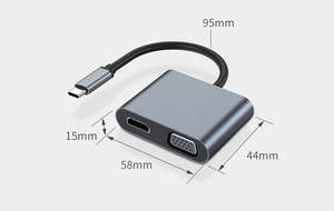 Convertidor de Audio y vídeo de 1080P de alta calidad, adaptador <span class=keywords><strong>Usb</strong></span> <span class=keywords><strong>C</strong></span> a Hdmi, concentrador de red ucb <span class=keywords><strong>c</strong></span>, mac <span class=keywords><strong>mini</strong></span> - Product Image 4