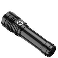 Lampe torche multifonctionnelle pour l'aventure en plein air, puissante, à focalisation fixe, portable, avec allumage, rechargeable, pour le camping