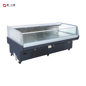 Equipo de refrigeración comercial de temperatura única Congelador de negocios de gran capacidad con escaparate de pantalla media de descongelación automática - Product Image 1