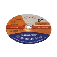 Disque de meulage en métal WGW T27, longue durée, lisse, 230 x 6 x 22,23 mm, 9 pouces, 80 m/s, haute dureté, meuleuse d'angle portable