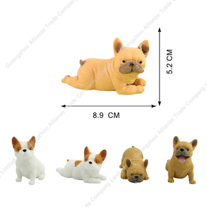 กล่องโชว์ TPR Kawaii รูปเฟรนช์บูลด็อก ของเล่นบีบคลายเครียด น่ารัก ยืดหยุ่นได้ สีขาวน้ำตาล ของเล่นบีบสำหรับเด็ก - Product Image 3