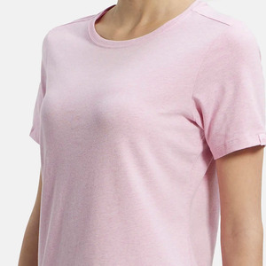 100% Cotton Soft Casual New Arrivals High Quality T-Shirt Hot Sale Best Price Slim Fit Summer Casual <b>Round</b> Neck Women T Shirts - Product Image 2