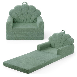 <span class=keywords><strong>YOBO</strong></span>, diseño moderno, sofá convertible 2 en 1, funda suave lavable, silla plegable para niños pequeños, tumbona cómoda, bonita carcasa para sala de estar - Product Image 1