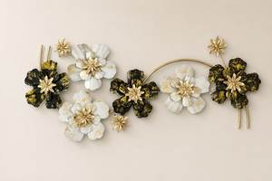 Handcrafted Metal <b>Wall</b> Art Sculpture for Living Room Bedroom Dining Area and Modern Home Decoration - Product Image 3