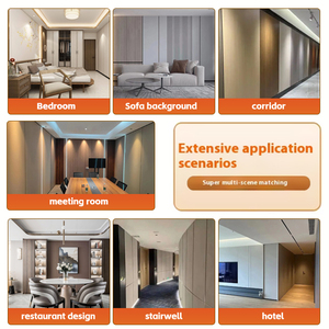 Linh hoạt và uốn cong trang trí sợi carbon tinh thể Hội Đồng Quản trị/tre than gỗ Veneer đá cẩm thạch kết cấu tường Bảng điều khiển - Product Image 6