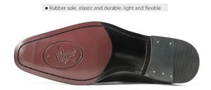 Botines de cuero de vaca para hombre, zapatos formales, botines con cordones a cuadros, de alta calidad, informales, otros zapatos de moda - Product Image 6