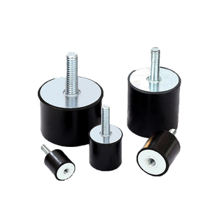 工业设备用圆柱形橡胶减震器螺纹式隔振器减震器 - Product Image 2