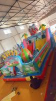 Château gonflable pour enfants - Matériel PVC écologique - Utilisation commerciale - Multi-usages - Extérieur/intérieur - Économique
